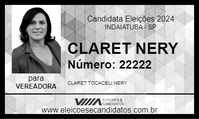 Candidato CLARET NERY 2024 - INDAIATUBA - Eleições