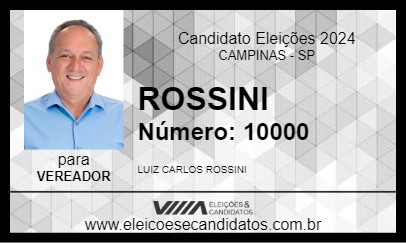 Candidato ROSSINI 2024 - CAMPINAS - Eleições