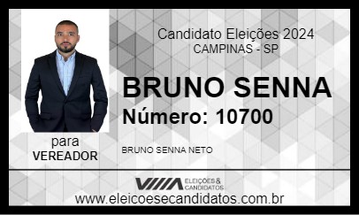 Candidato BRUNO SENNA 2024 - CAMPINAS - Eleições