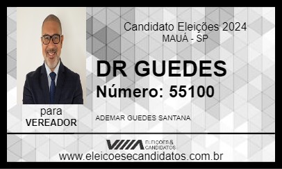 Candidato DR GUEDES 2024 - MAUÁ - Eleições