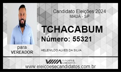 Candidato TCHACABUM 2024 - MAUÁ - Eleições