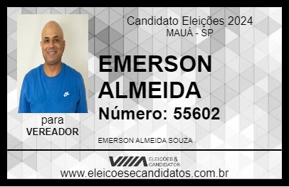 Candidato EMERSON ALMEIDA 2024 - MAUÁ - Eleições