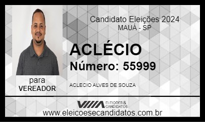 Candidato ACLÉCIO 2024 - MAUÁ - Eleições