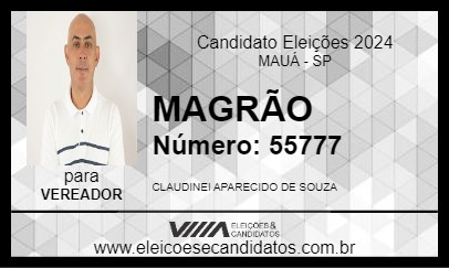 Candidato MAGRÃO 2024 - MAUÁ - Eleições