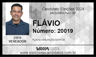 Candidato FLÁVIO 2024 - JAGUARIÚNA - Eleições