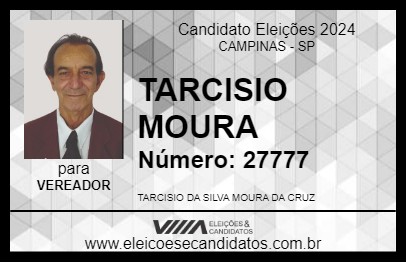 Candidato TARCISIO MOURA 2024 - CAMPINAS - Eleições