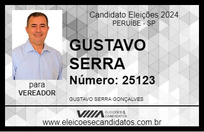 Candidato GUSTAVO SERRA 2024 - PERUÍBE - Eleições