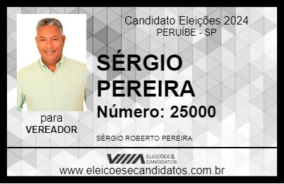 Candidato SÉRGIO PEREIRA 2024 - PERUÍBE - Eleições