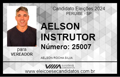 Candidato AELSON INSTRUTOR 2024 - PERUÍBE - Eleições