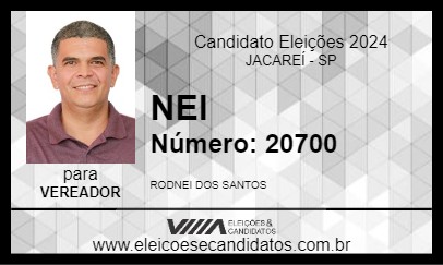 Candidato NEI 2024 - JACAREÍ - Eleições