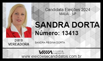 Candidato SANDRA DORTA 2024 - MAUÁ - Eleições