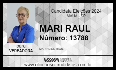 Candidato MARI RAUL 2024 - MAUÁ - Eleições