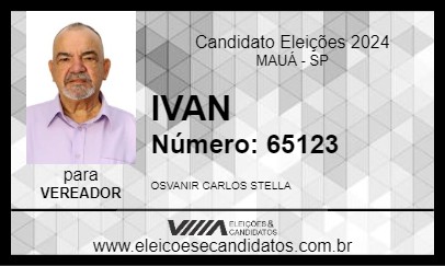 Candidato IVAN 2024 - MAUÁ - Eleições