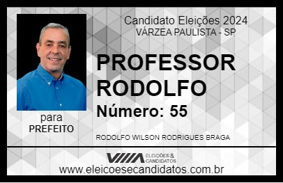 Candidato PROFESSOR RODOLFO 2024 - VÁRZEA PAULISTA - Eleições