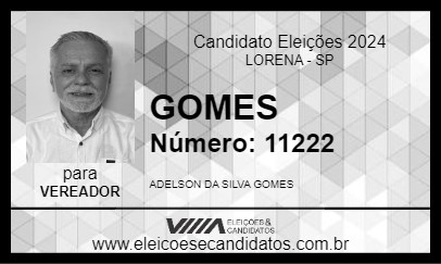 Candidato GOMES 2024 - LORENA - Eleições