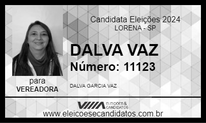 Candidato DALVA VAZ 2024 - LORENA - Eleições