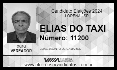 Candidato ELIAS DO TAXI 2024 - LORENA - Eleições