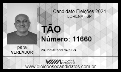 Candidato TÃO 2024 - LORENA - Eleições