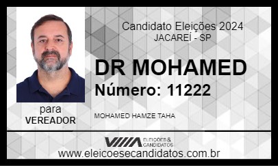 Candidato DR MOHAMED 2024 - JACAREÍ - Eleições