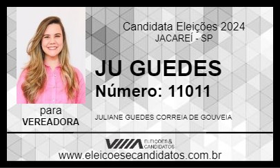 Candidato JU GUEDES 2024 - JACAREÍ - Eleições