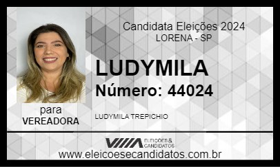 Candidato LUDYMILA 2024 - LORENA - Eleições