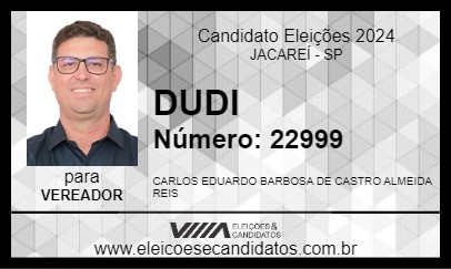 Candidato DUDI 2024 - JACAREÍ - Eleições