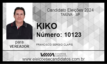 Candidato KIKO 2024 - TAIÚVA - Eleições