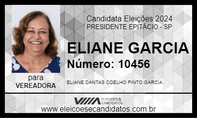 Candidato ELIANE GARCIA 2024 - PRESIDENTE EPITÁCIO - Eleições