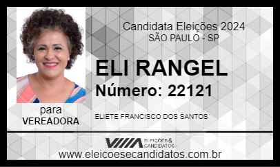 Candidato ELI RANGEL 2024 - SÃO PAULO - Eleições