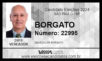 Candidato BORGATO 2024 - SÃO PAULO - Eleições