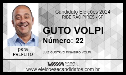 Candidato GUTO VOLPI 2024 - RIBEIRÃO PIRES - Eleições