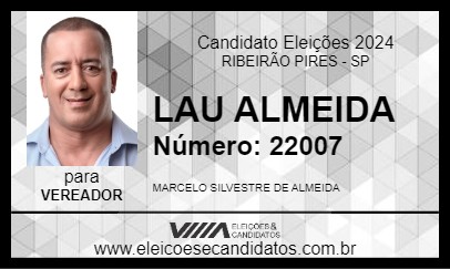 Candidato LAU ALMEIDA 2024 - RIBEIRÃO PIRES - Eleições