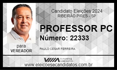 Candidato PROFESSOR PC 2024 - RIBEIRÃO PIRES - Eleições