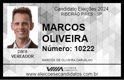 Candidato MARCOS OLIVEIRA 2024 - RIBEIRÃO PIRES - Eleições