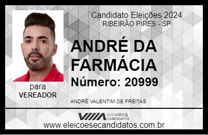 Candidato ANDRÉ DA FARMÁCIA 2024 - RIBEIRÃO PIRES - Eleições