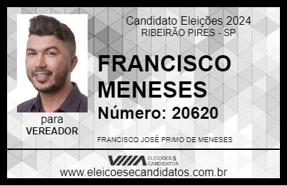 Candidato FRANCISCO MENESES 2024 - RIBEIRÃO PIRES - Eleições