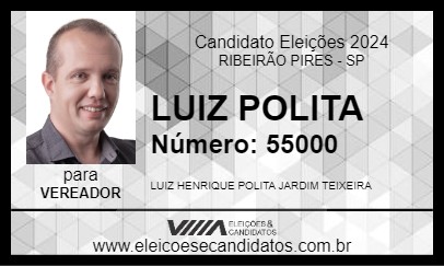 Candidato LUIZ POLITA 2024 - RIBEIRÃO PIRES - Eleições