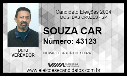 Candidato SOUZA CAR 2024 - MOGI DAS CRUZES - Eleições