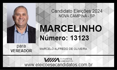 Candidato MARCELINHO 2024 - NOVA CAMPINA - Eleições