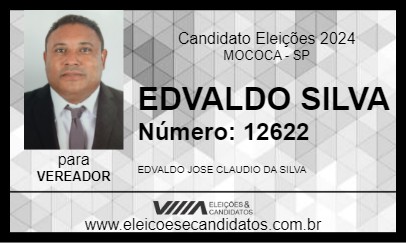 Candidato EDVALDO SILVA 2024 - MOCOCA - Eleições