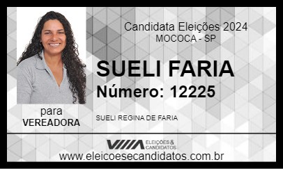 Candidato SUELI FARIA 2024 - MOCOCA - Eleições