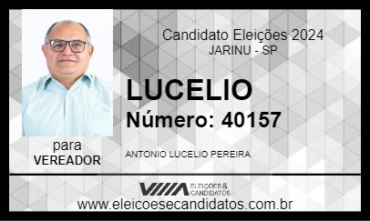 Candidato LUCELIO 2024 - JARINU - Eleições