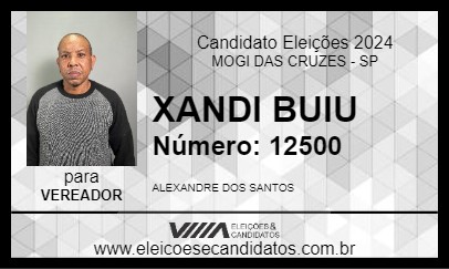 Candidato XANDI BUIU 2024 - MOGI DAS CRUZES - Eleições