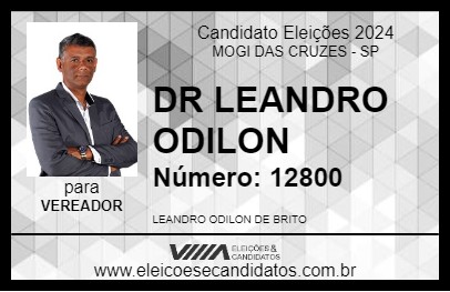 Candidato DR LEANDRO ODILON 2024 - MOGI DAS CRUZES - Eleições