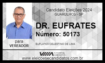 Candidato DR. EUFRATES 2024 - GUARULHOS - Eleições