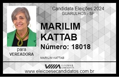 Candidato MARILIM KATTAB 2024 - GUARULHOS - Eleições