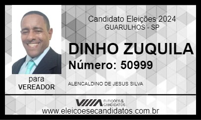 Candidato DINHO ZUQUILA 2024 - GUARULHOS - Eleições