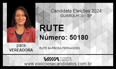 Candidato RUTE 2024 - GUARULHOS - Eleições