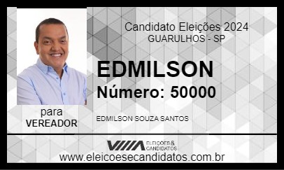 Candidato EDMILSON 2024 - GUARULHOS - Eleições