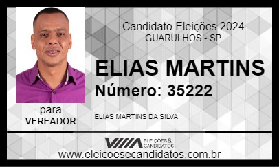 Candidato ELIAS MARTINS 2024 - GUARULHOS - Eleições